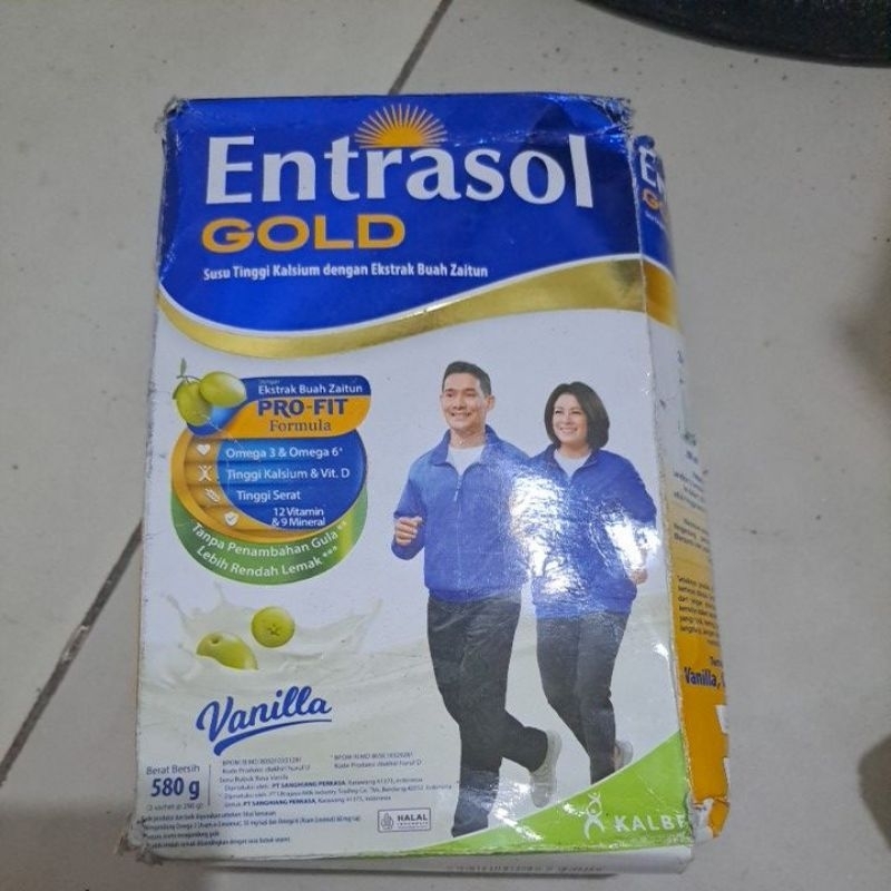

ENTRASOL GOLD 560G/340g VANILA/coklat