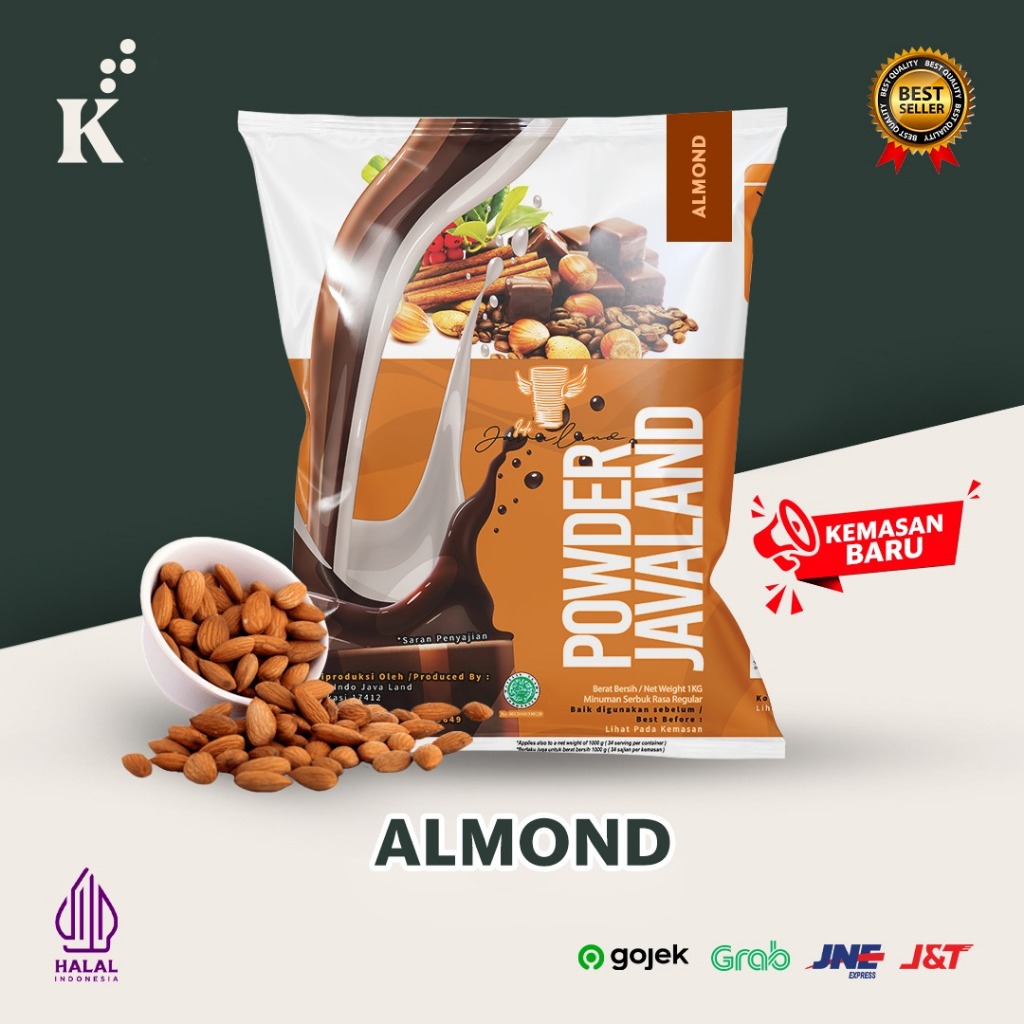 

Bubuk Minuman Bubble Drink Rasa Almond Javaland 1 kg