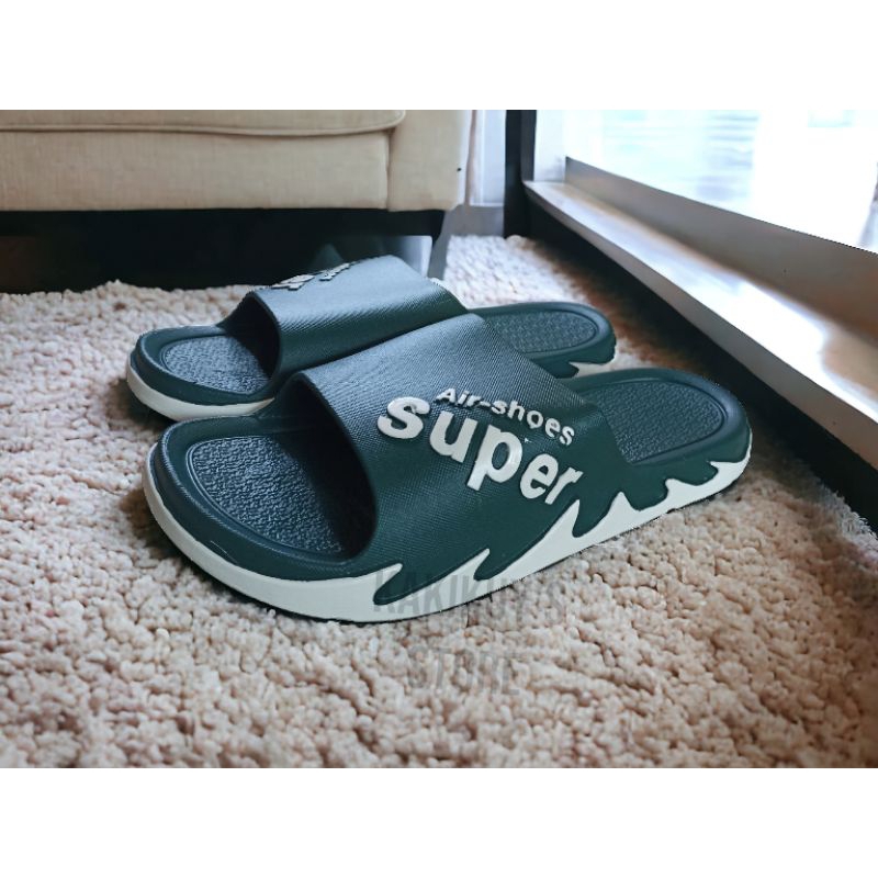 Sandal Karet Jelly Korean Style Pria FASHION Air Shoes