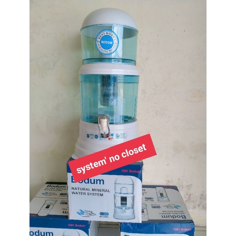 natural mineral water system  1081 bodum