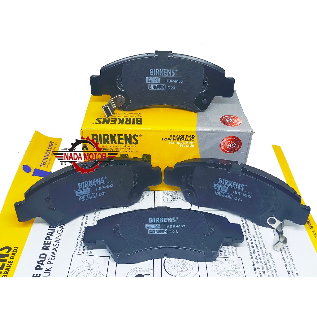 Kampas Rem Depan Honda City idsi / jazz idsi 2003 - 2007