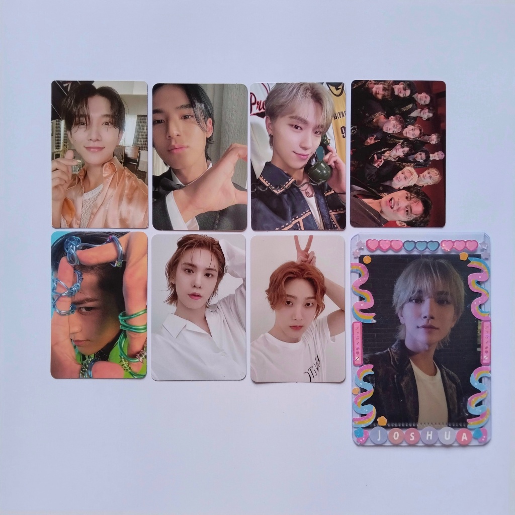 pc mingyu Joshua fml carat ver fallen misfit heart cheek Taeyong shalala collector ver Dino heaven 5