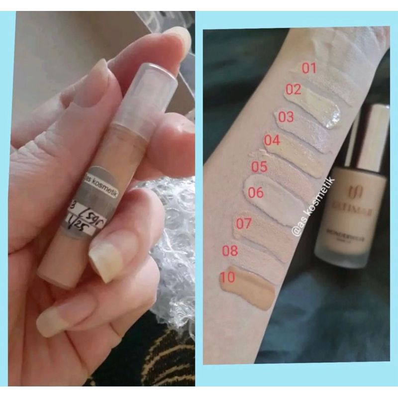 Ultima II Wonderwear liquid foundation share in jar