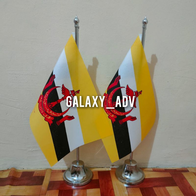

tiang stainless+bendera meja negara - BRUNEI DARUSSALAM