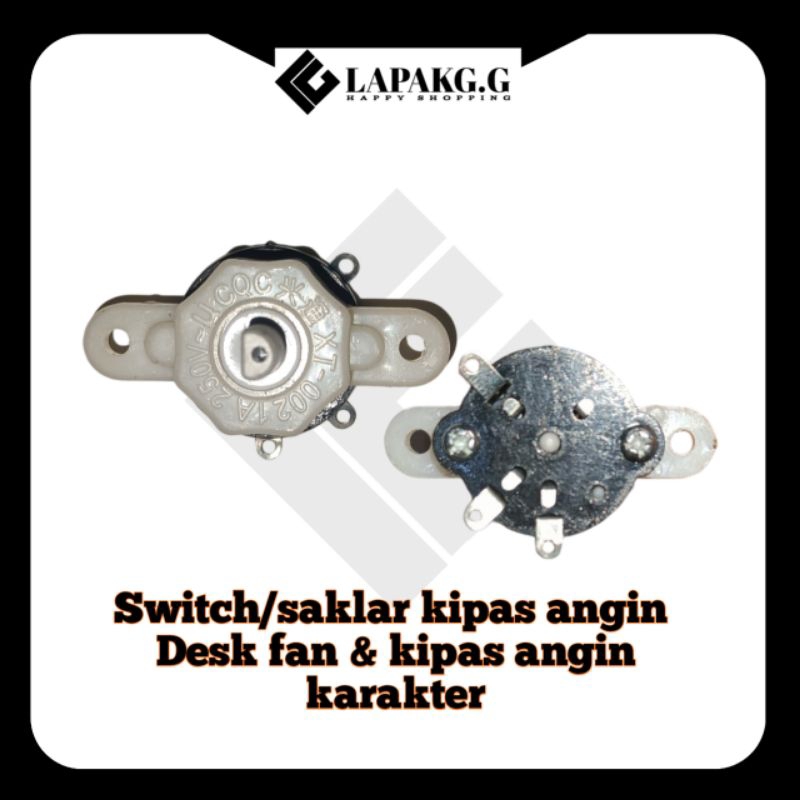 switch/saklar kipas angin karakter 2speed
