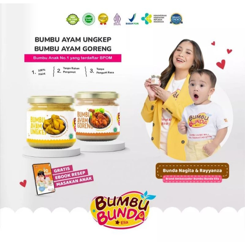 

Bumbu Bunda Elia Bumbu Ayam Ungkep | Bumbu Ayam Goreng