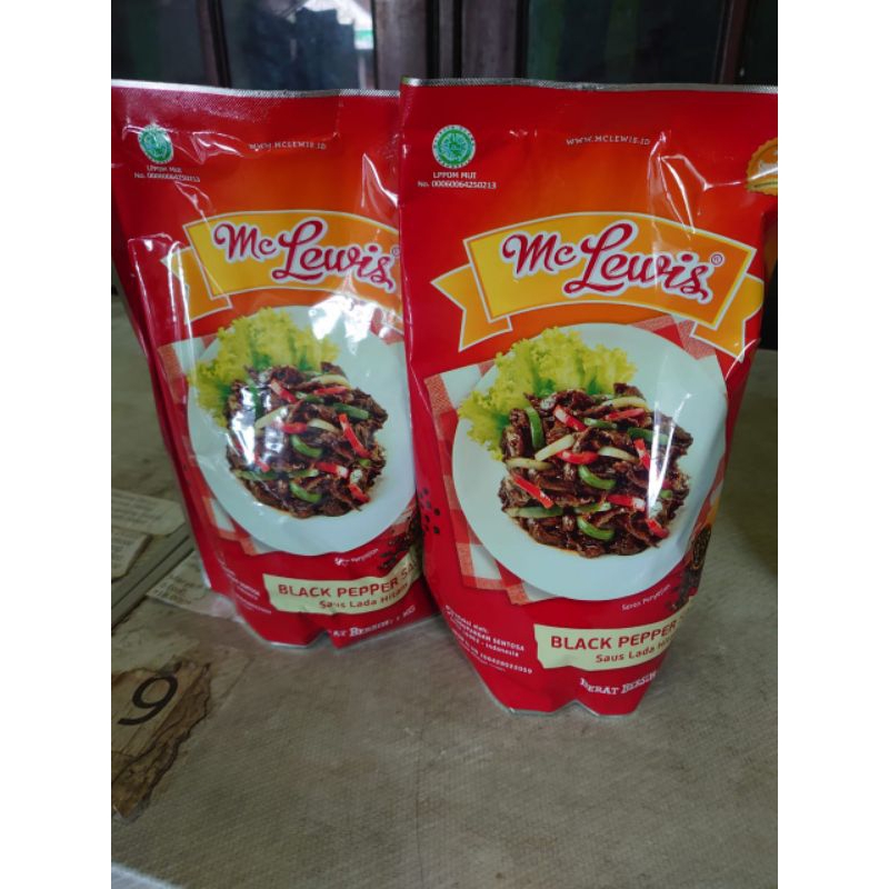 

Saus Blackpapper Mc lewis 1kg