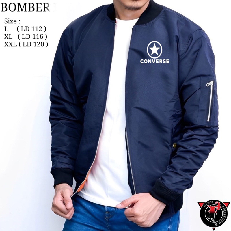 JAKET BOMBER CONVERSE / BOMBER MURAH / BOMBER KEREN