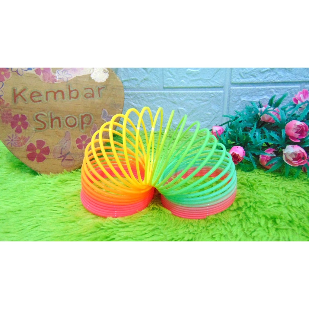 SPIRAL-MURAH Mainan anak  magic spring rainbow mainan anak spiral per slinky