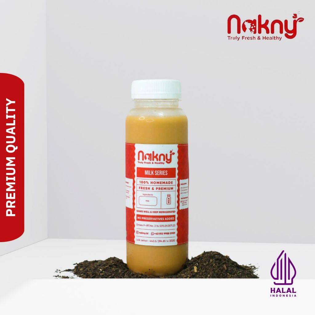 

Pressed Thai Tea | Teh Thailand | Cold Press Juice by Nakny 250ml 1000ml