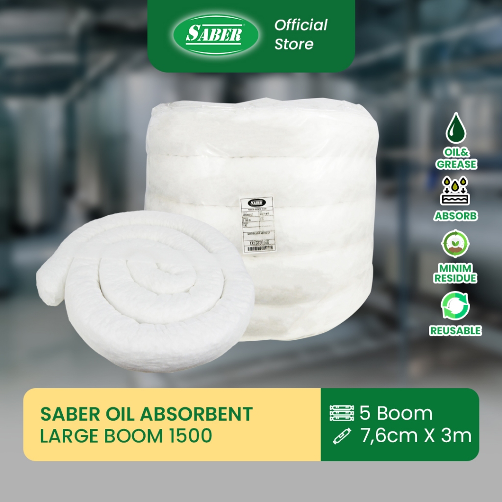 SABER Oil Absorbent Large Boom 1500
