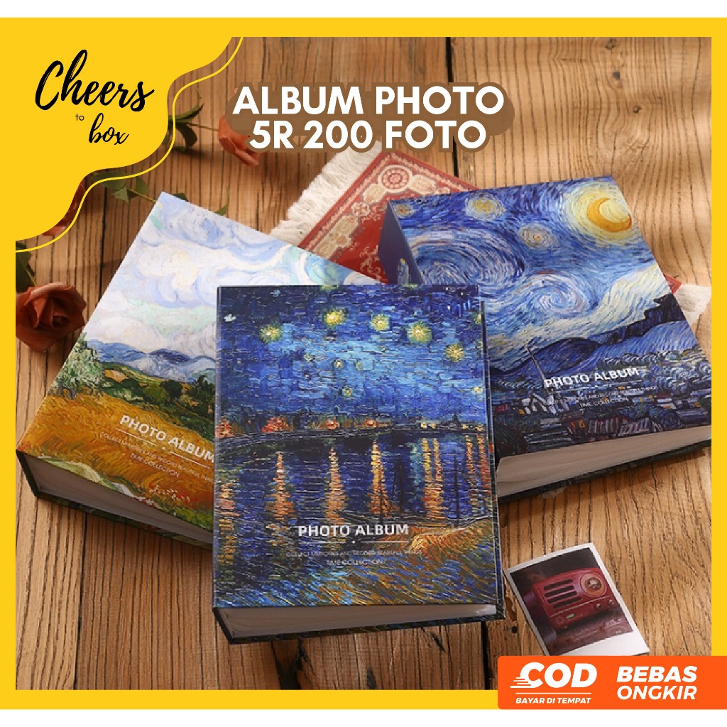 BE ALBUM 5R 200 FOTO / Buku Album Photo Isi 200 Foto 5R 13.5 X 18.6 CM / Collection Book / Tempat