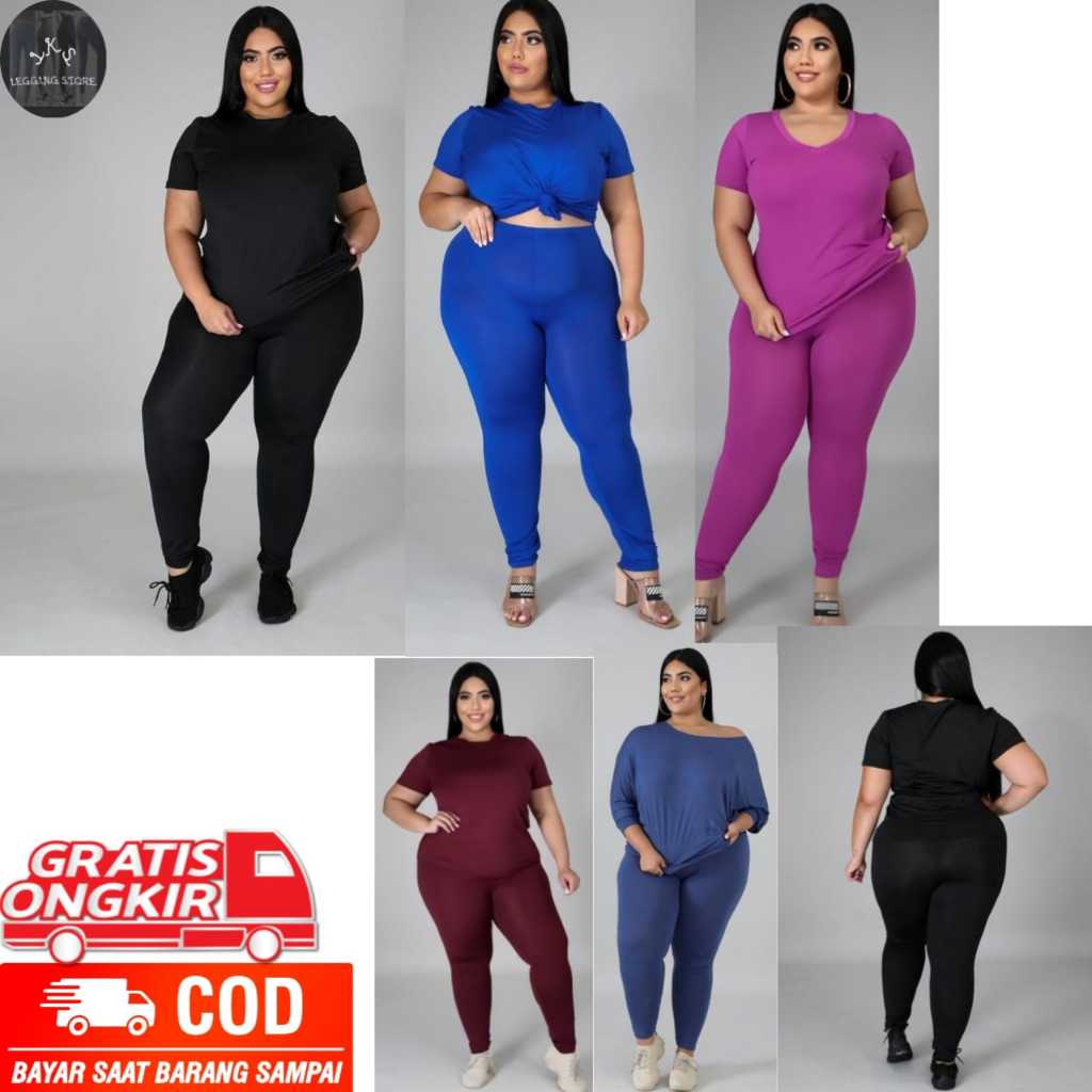 LEGGING PANJANG JUMBO EXTRA XXXL | Legging Dewasa Jumbo BB 90-120 | Legging Jumbo Bahan Spandeks Ban