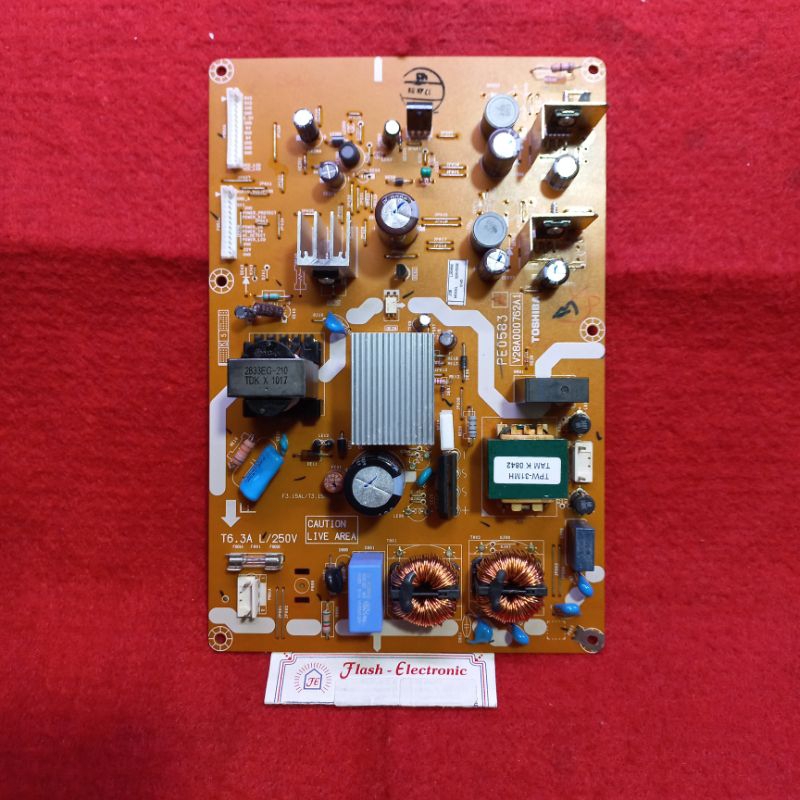 PSU TV LCD TOSHIBA 32AV500E - MESIN TV - POWER SUPPLY TV LCD TOSHIBA 32AV500E