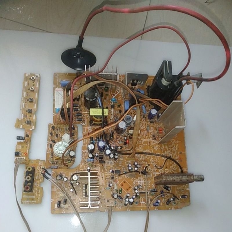 mesin tv tabung polytron 21in flat