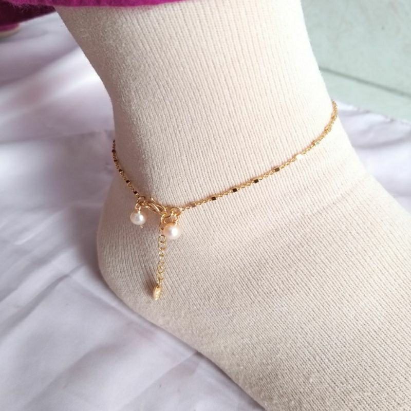 GELANG KAKI MUTIARA LOMBOK AIR TAWAR