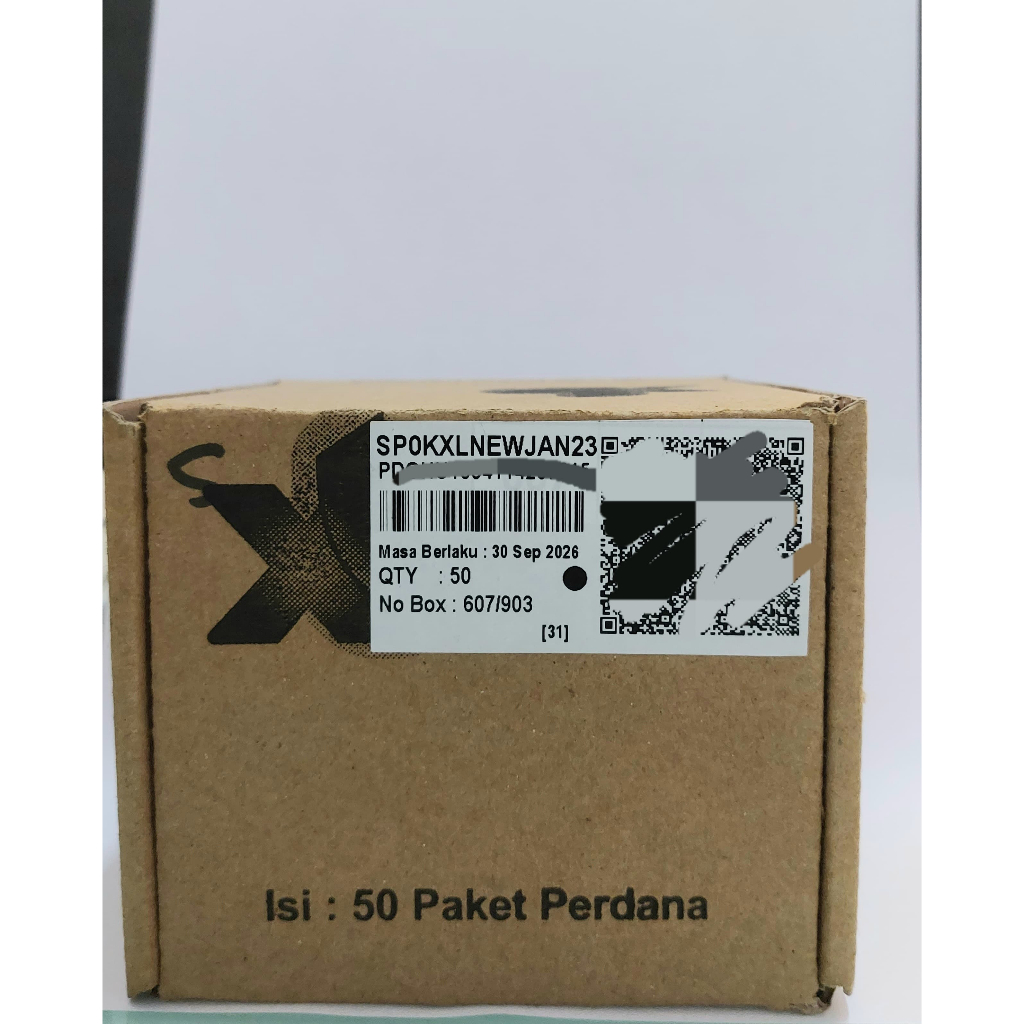 SP Kartu Perdana Kosongan XL 50 pcs (1 box)