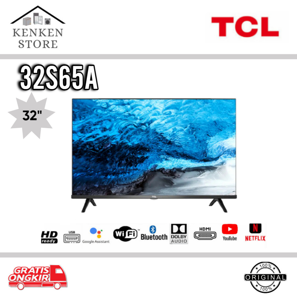 TV LED ANDROID TCL 32S65A 32INCH