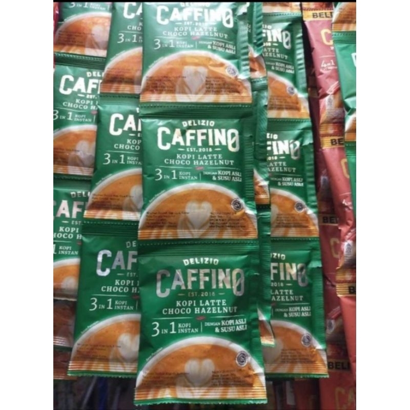 

203 - caffino Kopi latte choco hazelnut 1 renceng (isi 10 sashet) + 5 sashet