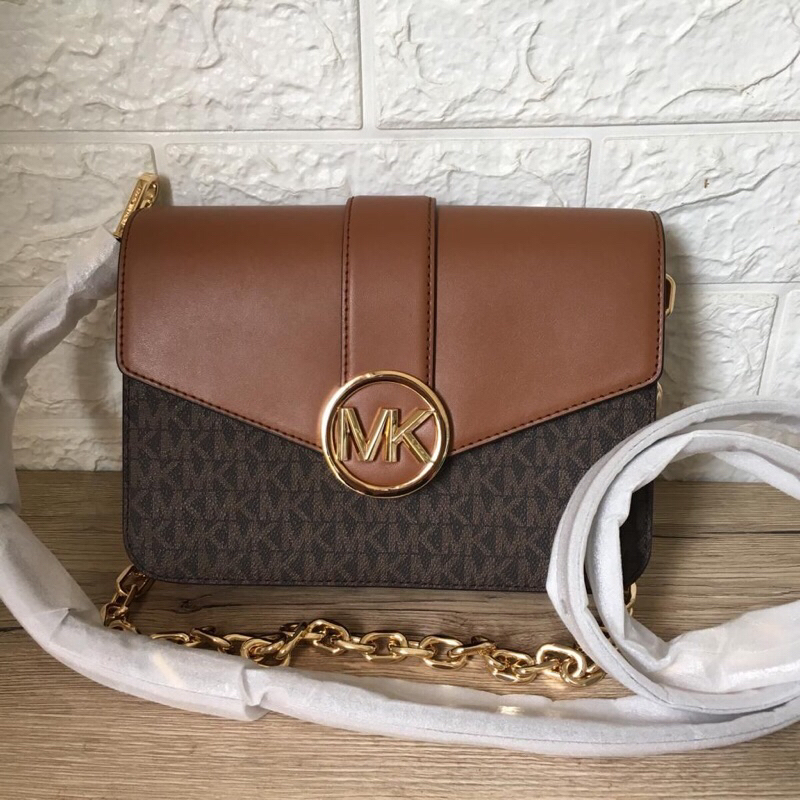 Tas MK Carmen medium conv shoulder bag