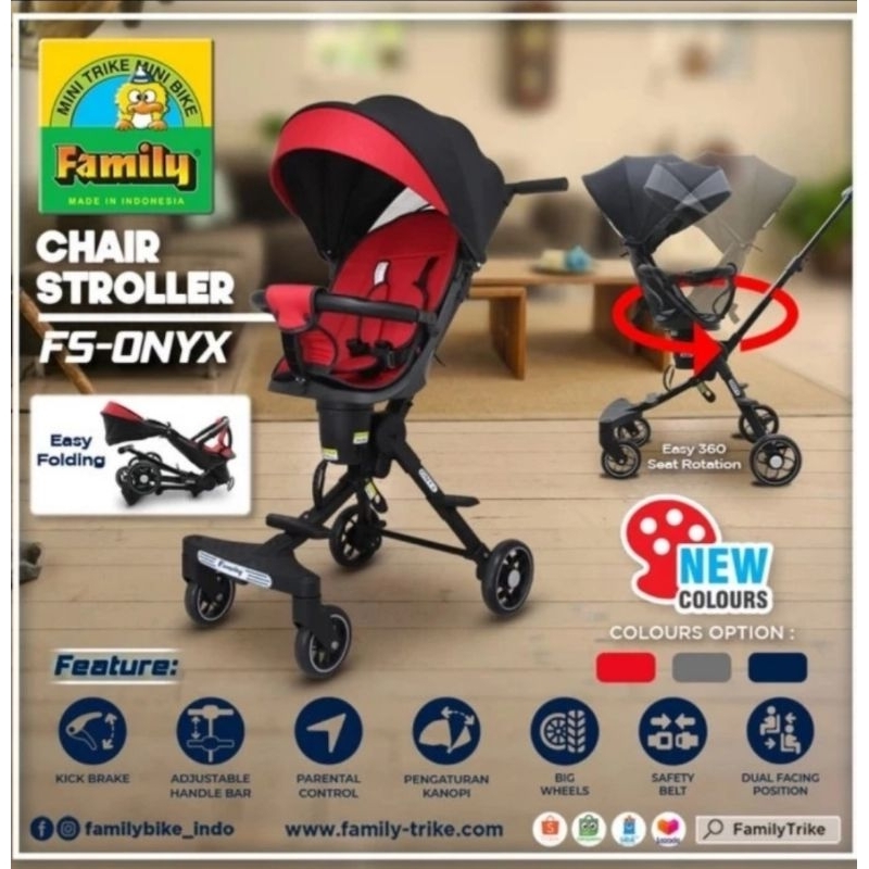 Stroller Baby / Kereta Dorong Bayi Family Onyx