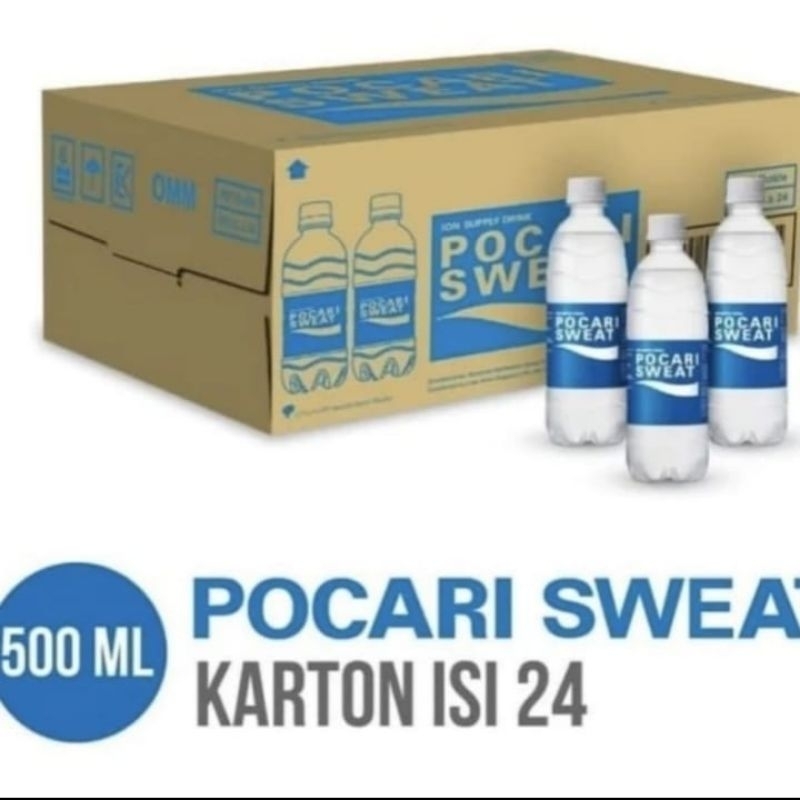 

Pocari sweat botol 500 ml 1 karton isi 24 botol