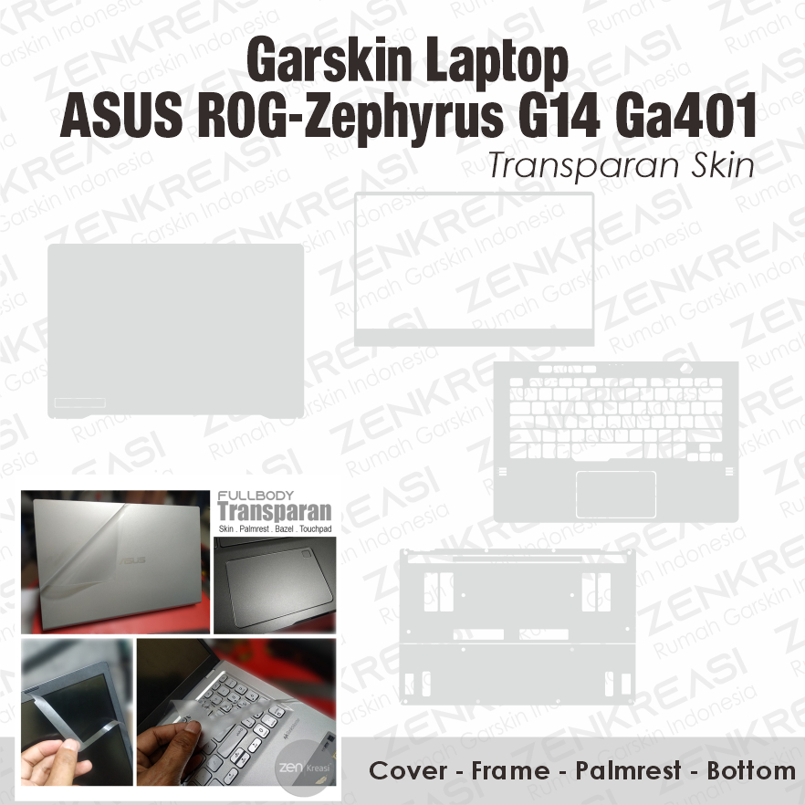 Garskin Laptop  ASUS ROG-Zephyrus G14 Ga401