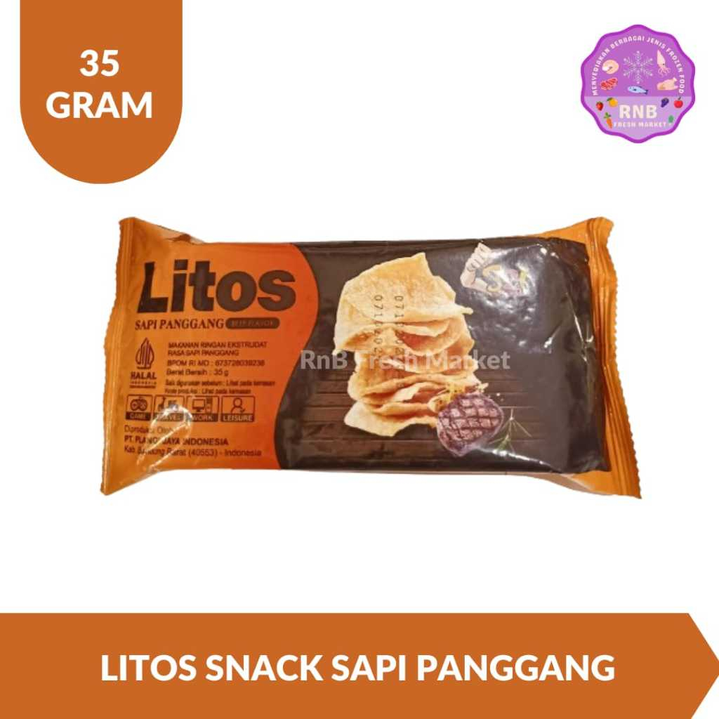 

Litos Snack Sapi Pnggang Netto 35 Gram