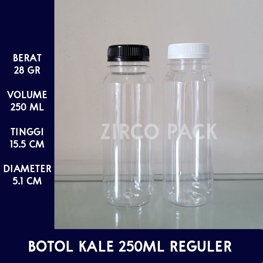 Botol Kale 250ml / Botol Plastik Kale 250ml REGULER