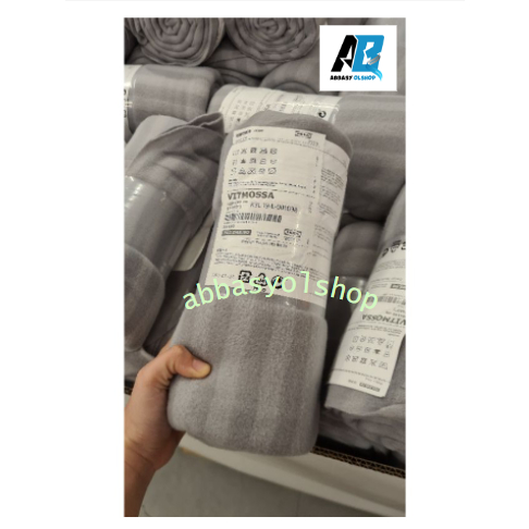 Vitmossa IKEA throw blanket/ selimut lembut bahan fleece/ selimut tipis/ selimut tidur/selimut