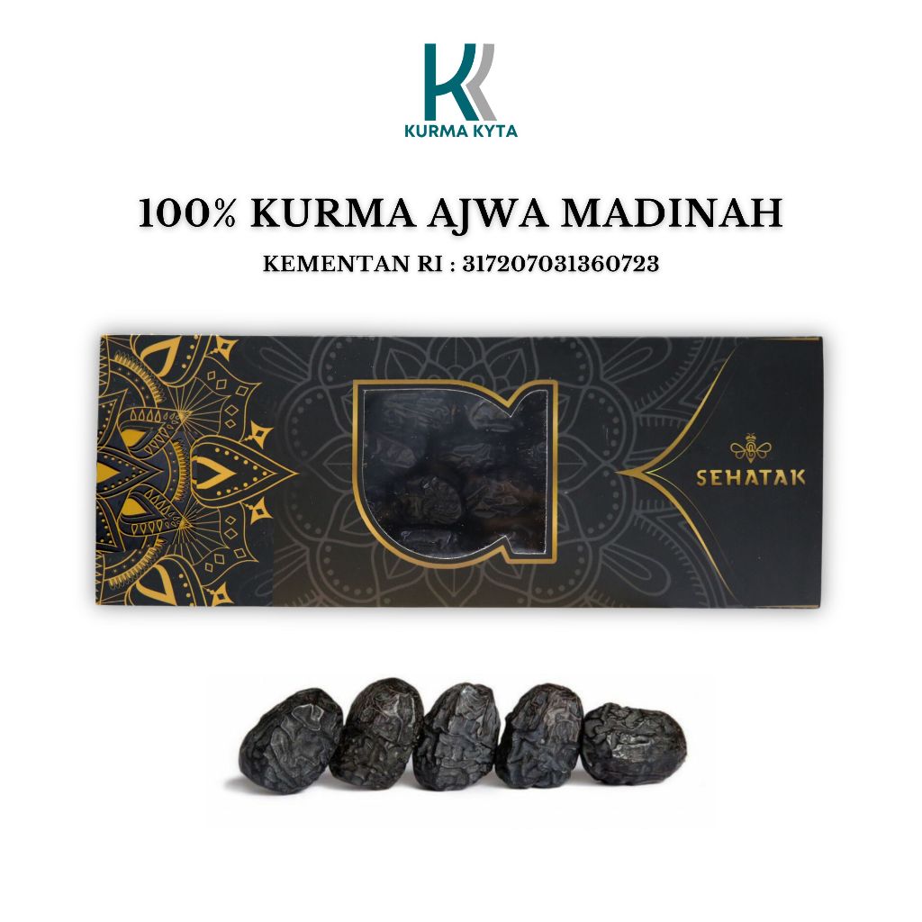 

Kurma Ajwa Madinah I 100% Buah Kurma Ajwa Asli