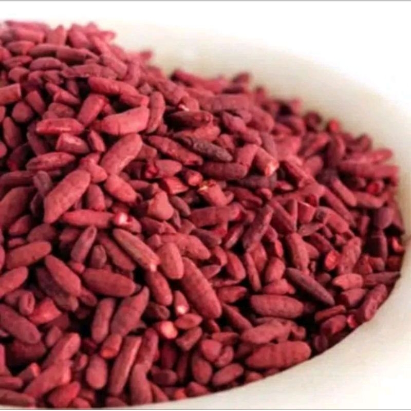 

50gram angkak merah, beras merah, ang kak, ang khak, hong mi, red yeast rice