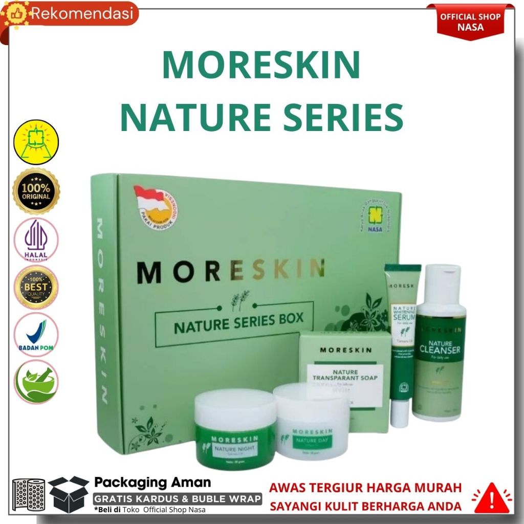Moreskin Nature Paket Skincare Original