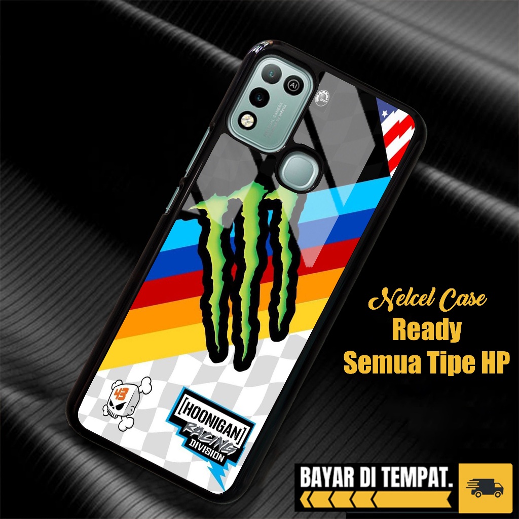 Case Infinix Hot 10 Play 11 Play Casing Infinix Hot 10 Play 11 Play Karakter Monster  Case Glossy Ca