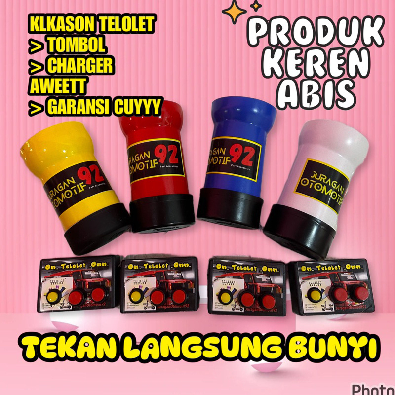 KLAKSON TELOLET BASURI SEPEDA/MOTOR