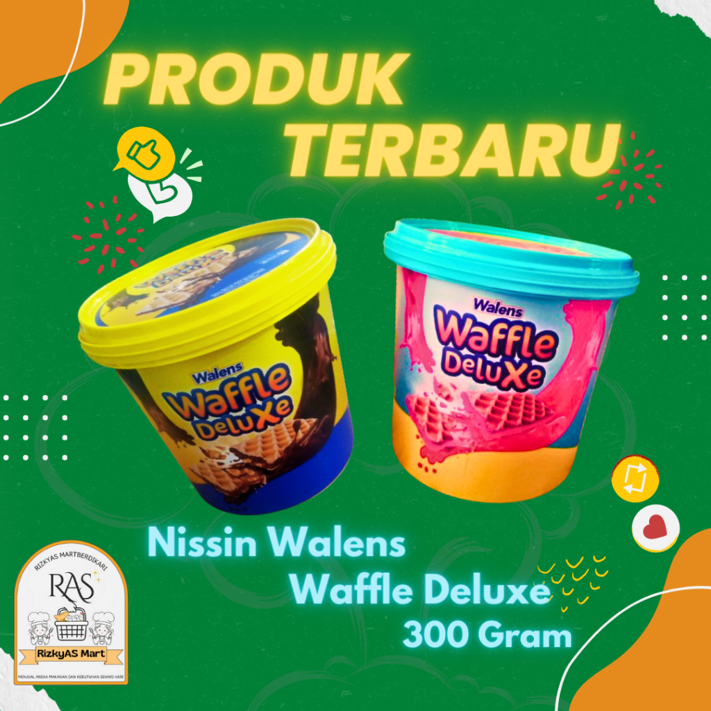 

NISSIN WALENS WAFFLE DELUXE STROBERI 300GR