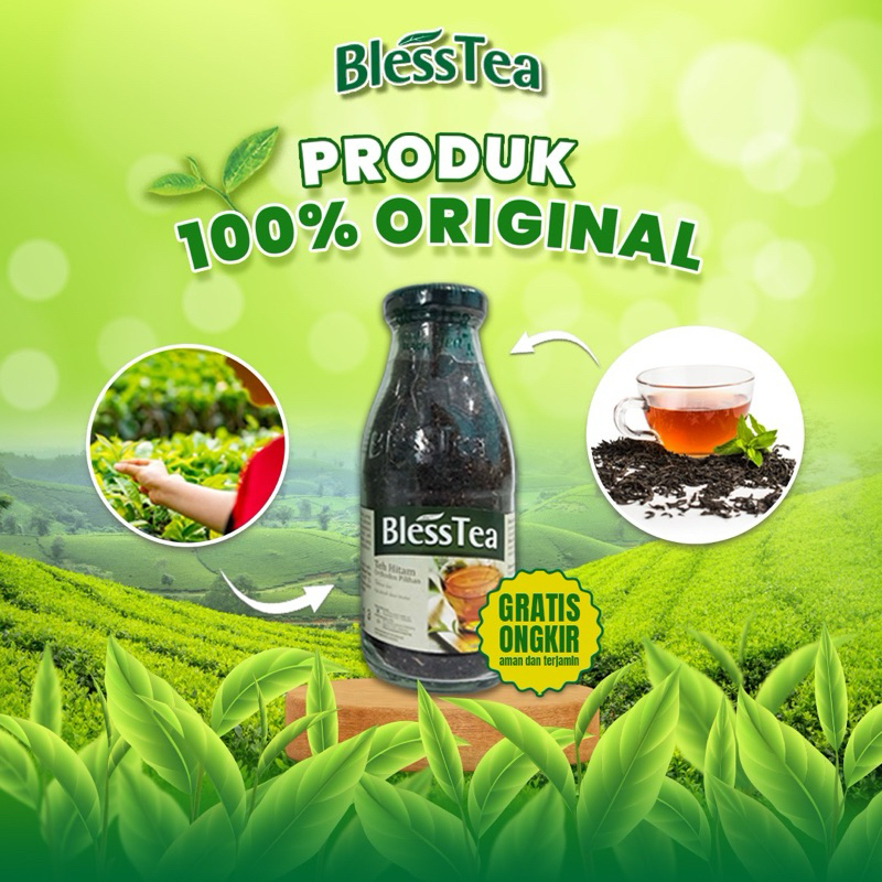 

BLESSTEA ASLI TUTUP BOTOL HITAM