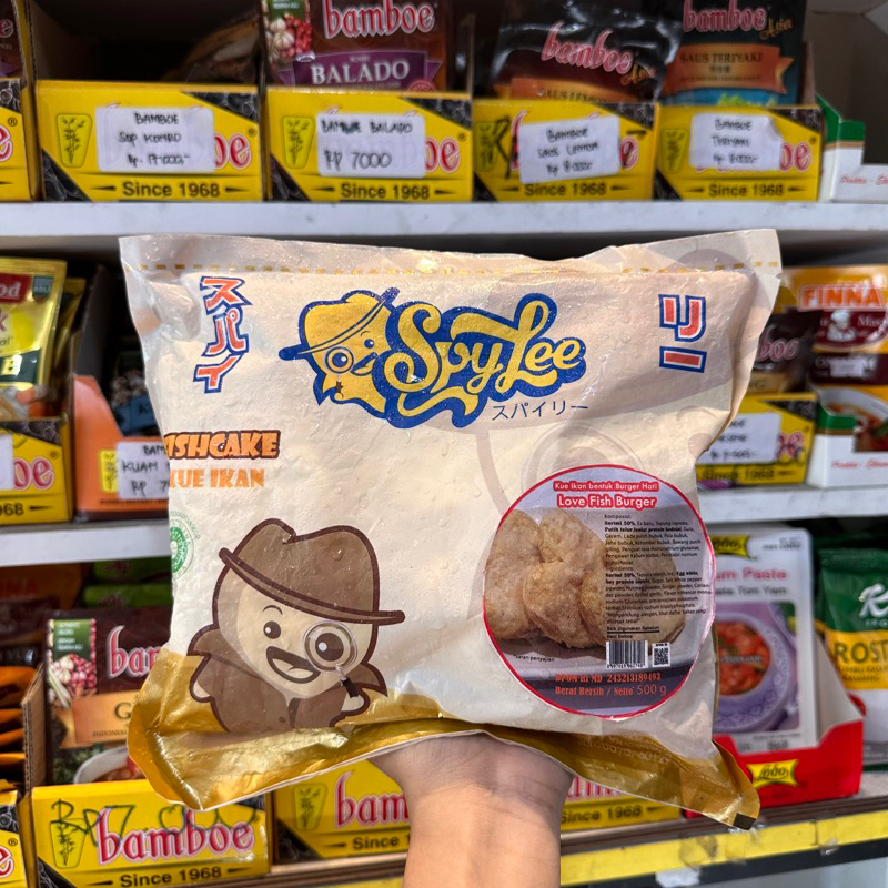 

Spylee fish cake love burger