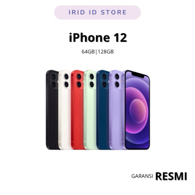 HP IPHONE 12 64|128GB GARANSI RESMI