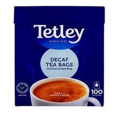 

Tetley Decaffeinated Tea Bags 100pk 185g / teh celup / teh segar