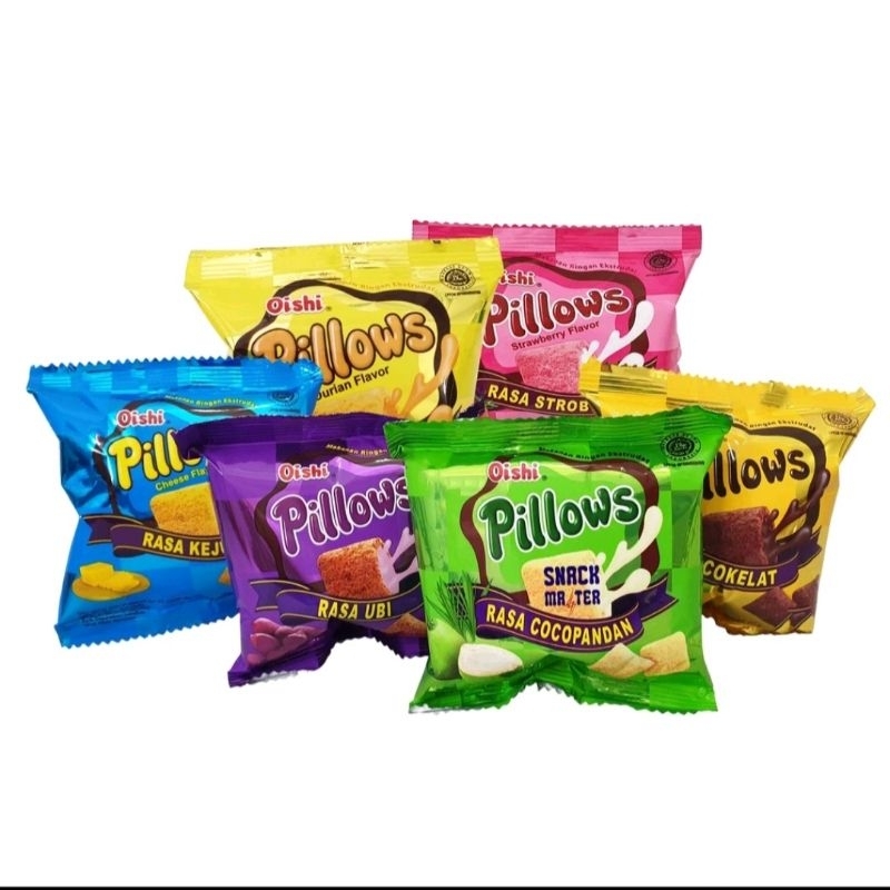 

Oishi pillow renceng 10 bks