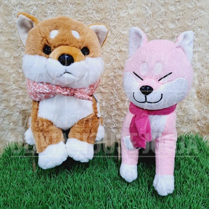 Boneka Anjing Shiba Inu Boneka Shina Inu Dog Boneka Doggy