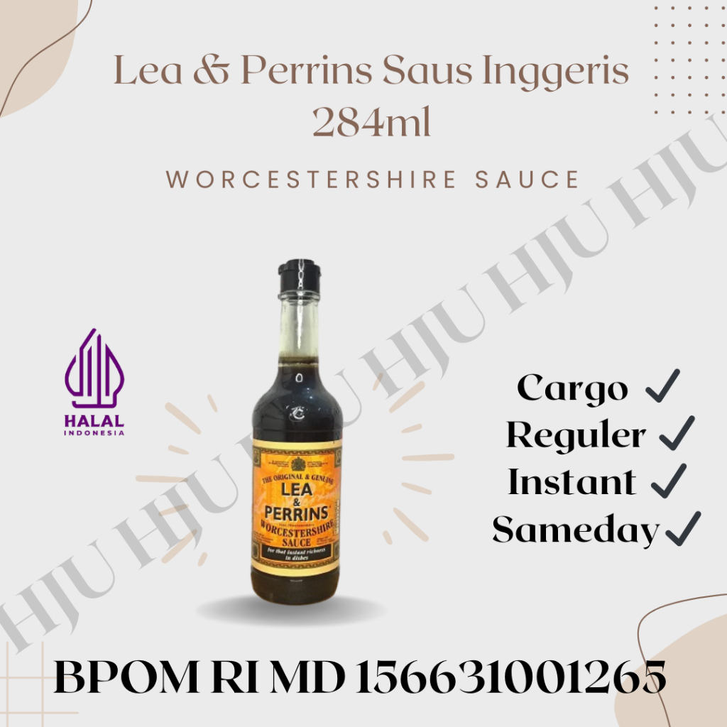

lea perrins saus inggeris 284ml worcestershire sauce
