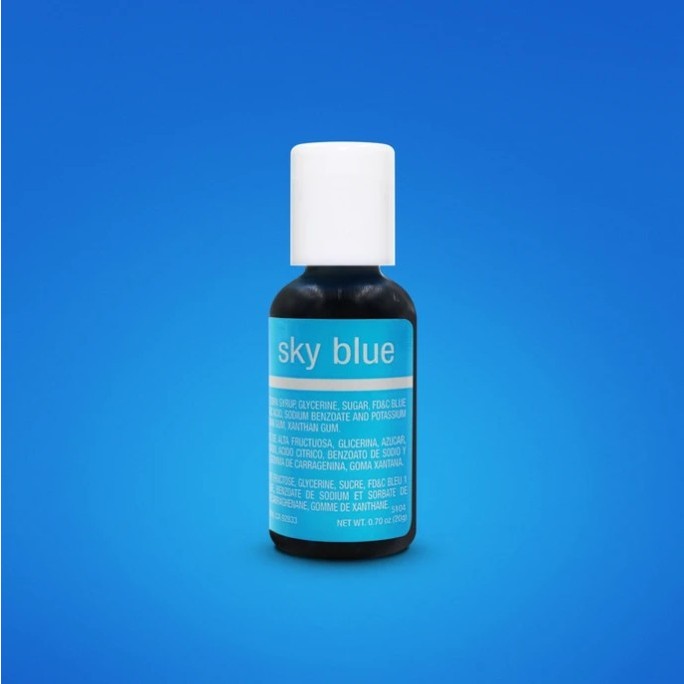 

Chefmaster SKY BLUE Liqua Gel Food Color 20 gr Pewarna Makanan