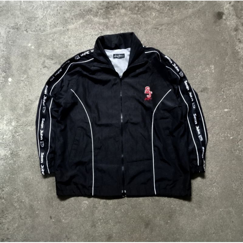 Sean John Denim Winbreaker Jacket Fulltapped Fullbordir Not Fubu - Ecko - Karl Kani