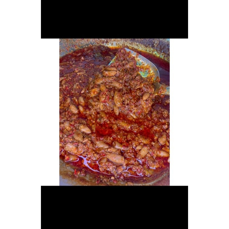 

Sambal Gledek baby cumi