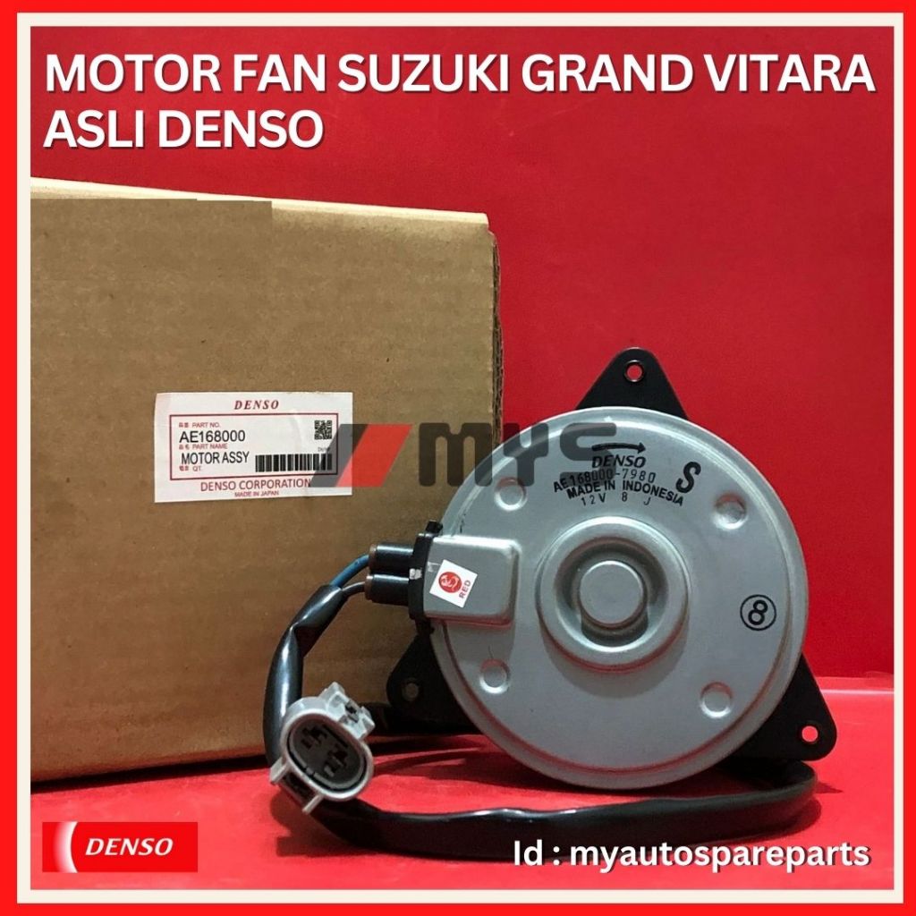 MOTOR FAN RADIATOR AC Mobil SUZUKI Grand Vitara ASLI DENSO