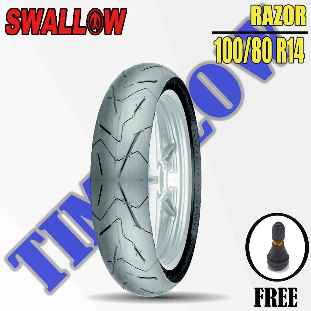 Ban Motor Matic // SWALLOW RAZOR 100/80 Ring 14 Tubeless