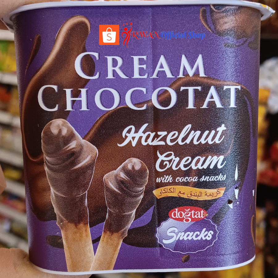 

CREAM CHOCOTAT HAZELNUT CREAM BISKUIT STIK ORIGINAL TURKI