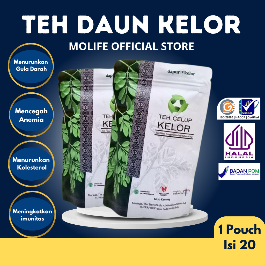 

TEH CELUP DAUN KELOR SERTIFIKAT INTERNATIONAL : 100% Organik ASLI NTT Anti-Kanker, Diabetes, Tingkatkan Imunitas dan Kekebalan Tubuh